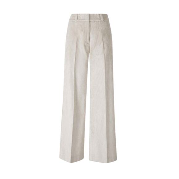 Peserico Lux Corduroy Pants – Made in Italy Size 40 Ivory Small - Picture 1 of 7